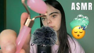 ASMR te desmaquillo antes de dormir // roleplay en español