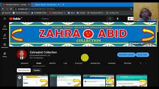 WELCOME BACK ZAHRAABID COLLECTION SETELAH DI BANNED YOUTUBE SELAMA 3 BULAN