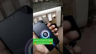 Redmi Note 8  Charging Speed Problem fix #Shorts