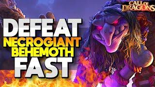 How to Capture the Necrogiant Behemoth FAST - Call of Dragons Guide