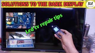 How To Repair A Dark Led Tv | backlight replacement 2023 | INNOVEX'32'inch ITVE3204 | SLE electronic