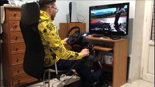 Gran Turismo 7 PS5 | Logitech G29 + Shifter + GT Omega Supporto Volante e Cambio