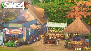 BOBA FARMERS MARKET! |The Sims 4 | Speed Build