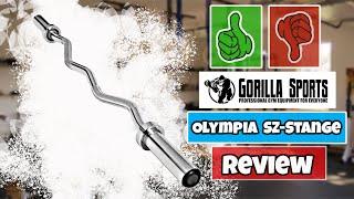 Olympia SZ-Stange GORILLA SPORTS | Test/Review | Die beste Wahl für’s Homegym?