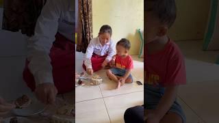 BOCIL REBUTAN ROTI ULANG TAHUN#shorts #viral