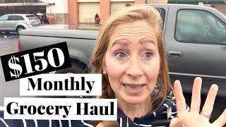 $150 Monthly Grocery Haul on a Budget | Target Haul & Costco Haul