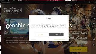 Genshin Impact download reset issue fix
