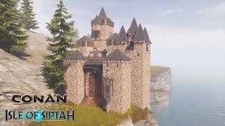 HOW TO BUILD A NEMEDIAN FORTRESS [SPEED BUILD] - CONAN EXILES