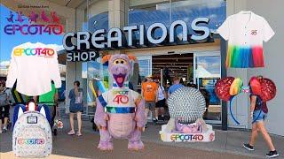 EPCOT40 Merch Creations Shop and Everything Else at Epcot Disney World