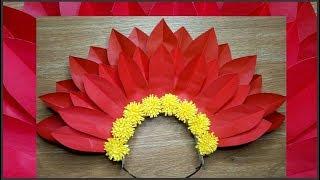 EASY HEADDRESS TUTORIAL VIDEO HOW TO MAKE EASY FLORAL HEADDRESS FOR FESTIVAL