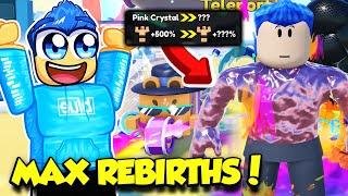 I Bought MAX REBIRTHS In Gym Star Simulator AND BECAME SO OP!!