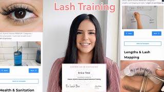 Sneak Peak Into My Eyelash Extension Online Course | Lash Certified