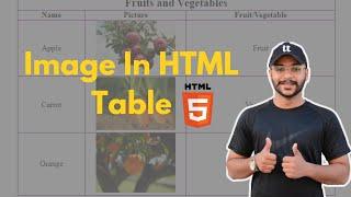 How to Insert an Image in HTML Table