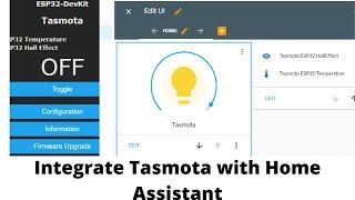 Integrate Tasmota Device with Home Assistant+Mqtt