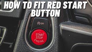 How To Fit Red Start Button M140i M240i & Other BMW’s