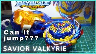 Savior Valkyrie .Sh-7 on Real Life Beyblade Stadium | Unboxing| Test battle