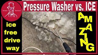 How to Remove Ice on Driveway | Greenworks Pressure Washer Ice Removal