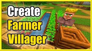 How to Make a Farmer Villager in Minecraft (Fast Method!)