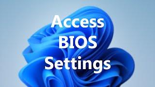 How To Access BIOS Settings From Windows 11 [Any Computer]