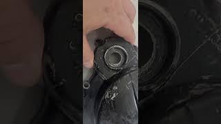 broken kdx 200 clutch cover