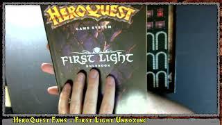 HeroQuest First Light (Retail Unboxing) 1/12/2025! (Pt.1)