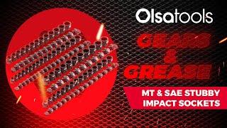 Olsa Tools Grease & Gears Series: Stubby Impact Sockets