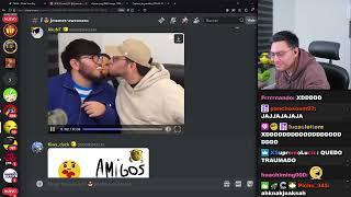 El Alfonso y CristianGhost reaccionan a su beso