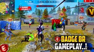 "E" BADGE GAMEPLAY  BR "V" BADGE GAMEPLAY FREE FIRE | BR RANKED GAMEPLAY | HIT TAMIZHA GAMING