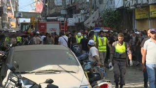 Emergency services at site of new Israeli strike on Beirut suburbs | AFP