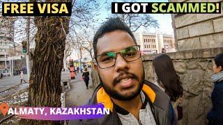 My First Day in Kazakhstan : Tourist Scam (BE AWARE)  | Free Transit Visa