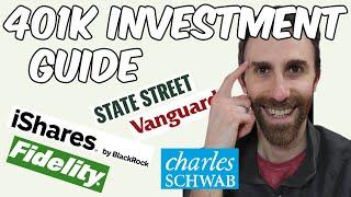 How to Invest in your 401k plan | Pick the RIGHT Investments | Vanguard Schwab Fidelity BlackRock