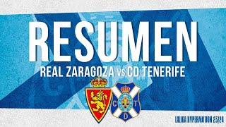 CD Tenerife | Resumen del Real Zaragoza - CD Tenerife ( J33, temporada 23/24) | CD Tenerife