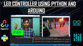 How to controll LED Using Python,Mediapipe & Arduino | OpenCV Python l KNOWLEDGE DOCTOR | Mishu Dhar