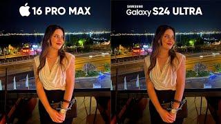 iPhone 16 Pro Max VS Samsung S24 Ultra Camera Test Comparison | Camera Review