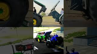 john Deere tractor stunt||Tractor stunt||Tractors Stuck In Mud  john deere Tractor  Off Roads