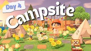 BUILDING A NORMCORE ISLAND IN 14 DAYS | CAMPSITE BUILD ACNH | ANIMAL CROSSING NEW HORIZONS