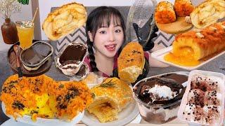 Lần Đầu Ăn Các Loại Bánh Ngọt Hot Tiktok| Bánh Phomai Hoàng Kim Tan Chảy, Bánh Mochi Trứng Muối |