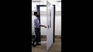 Elevator Swing Door Semi-Automatic Door #Shorts