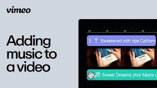 How to add music to your video on Vimeo