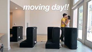MOVING DAY VLOG // revealing the apartment we picked!