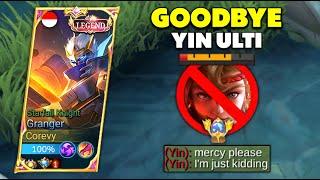 THIS IS HOW TO COUNTER ULTI YIN! (Must Try) BEST BUILD GRANGER | MLBB