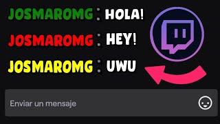 Como cambiar de color tu nombre en Twitch