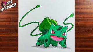 How To Draw Bulbasaur Pokemon | How To Draw Pokemon - Bulbasaur