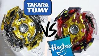 HASBRO VS TAKARA TOMY: Legend Spryzen .7.Mr VS Legend Spriggan .7.Mr - Beyblade Burst God/Evolution