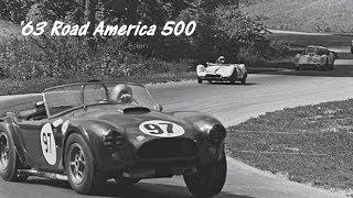 1963 Road America 500 - GT winners Dave MacDonald & Bob Bondurant in Shelby Cobra CSX2136