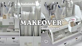 MAKEOVER ️: deskdecor + minimalistic ( haul, shopping & shopee, etc).