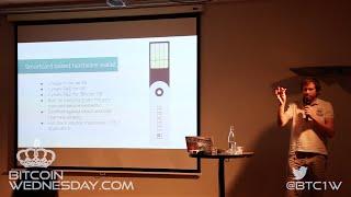 Eric Larchevêque presents Ledger Wallet Nano at BitcoinWednesday.com