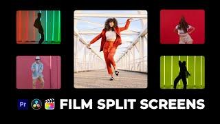 Awesome Film SPLIT SCREEN Template Pack (Premiere, Resolve, FCPX) Tutorial