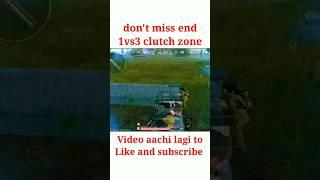 1v3 clutch zone  Wait for victor #shorts #pubgmobile #pubg #gaming