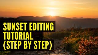 How To Edit A Single Sunset Exposure in Photoshop